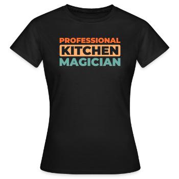 Koch Kochen - Frauen T-Shirt - Schwarz - Vorne - AI Model Female 172 dark (172cm)