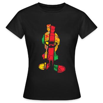 Looney Tunes Marvin Pop Art - Women's T-Shirt - black - Front - AI Model Female 172 dark (172cm)