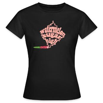 Sucre de pastèèe - T-shirt Femme - noir - Devant - AI Model Female 172 dark (172cm)