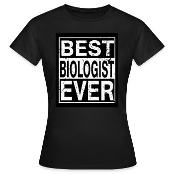 Biologe Bester Biologe - Frauen T-Shirt - Schwarz - Vorne - AI Model Female 172 dark (172cm)