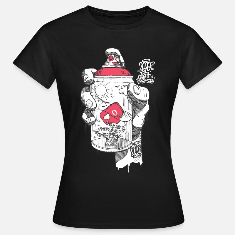 hand spray ZERO - Women's T-Shirt - black