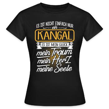 KANGAL - Traum - Frauen T-Shirt - Schwarz - Vorne - AI Model Female 172 dark (172cm)