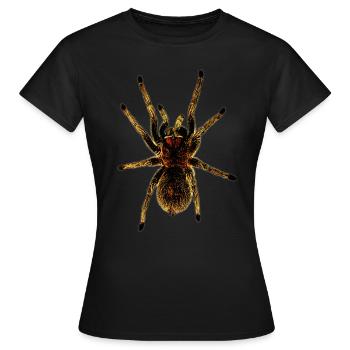 Vogelspinne - Frauen T-Shirt - Schwarz - Vorne - AI Model Female 172 dark (172cm)