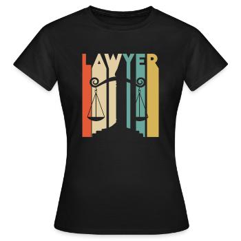 Anwalt - Frauen T-Shirt - Schwarz - Vorne - AI Model Female 172 dark (172cm)