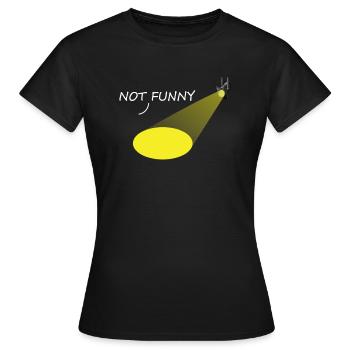 Stage technician - Women's T-Shirt - black - Front - AI Model Female 172 dark (172cm)
