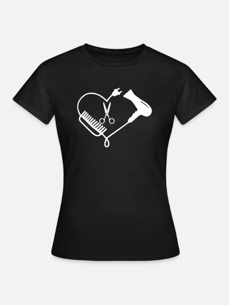 Friseur - Frauen T-Shirt - Schwarz