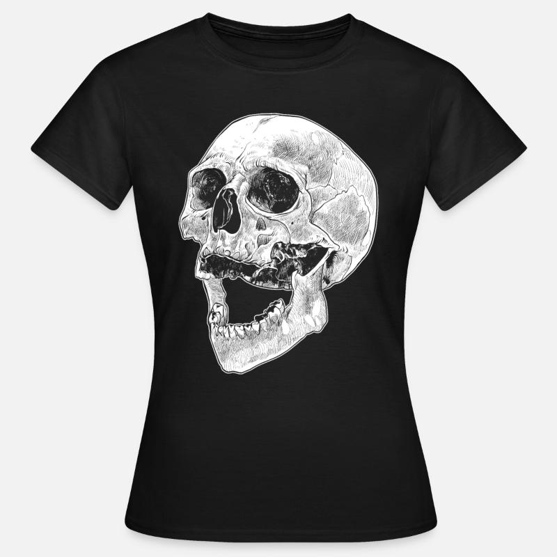 Skull skull bones Gothic - Women's T-Shirt - black