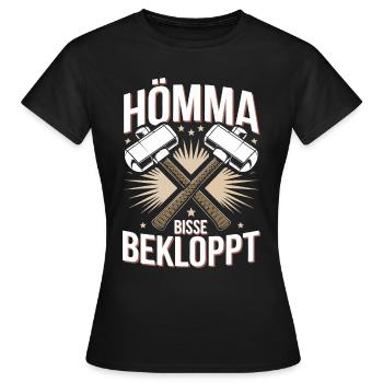 Rhénanie-du-Nord-Westphalie Rhénanie-du-Nord-Westphalie Rhénanie-du-Nord-Westphalie Allemagne Ruhrpott - T-shirt Femme - noir - Devant - AI Model Female 172 dark (172cm)