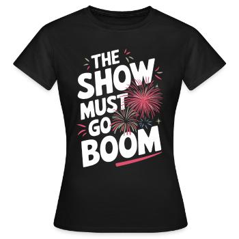 Pyrotechnics Fireworks Pyrotechnics - Women's T-Shirt - black - Front - AI Model Female 172 dark (172cm)