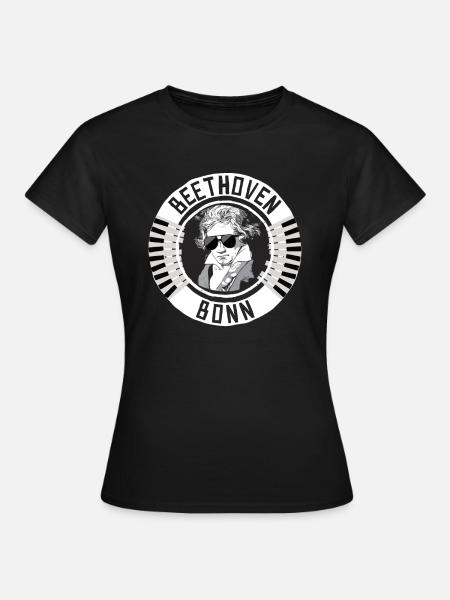 Beethoven Bonn - T-shirt Femme - noir