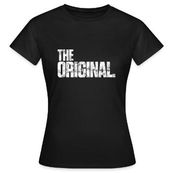 The Original - Frauen T-Shirt - Schwarz - Vorne - AI Model Female 172 dark (172cm)