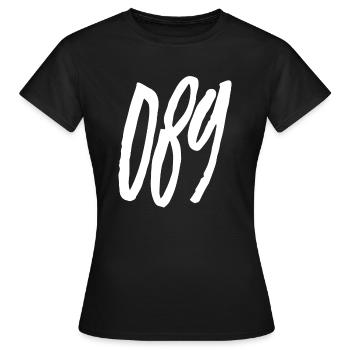 089 Indicatif régional Munich - T-shirt Femme - noir - Devant - AI Model Female 172 dark (172cm)