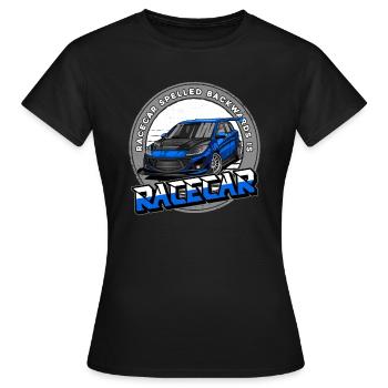 Rennwagen Rennauto - Frauen T-Shirt - Schwarz - Vorne - AI Model Female 172 dark (172cm)