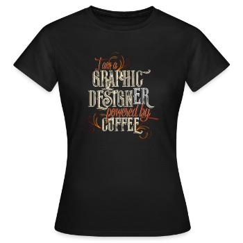 Graphic Designer - Frauen T-Shirt - Schwarz - Vorne - AI Model Female 172 dark (172cm)