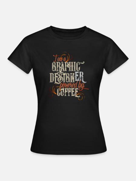 Graphic Designer - Frauen T-Shirt - Schwarz