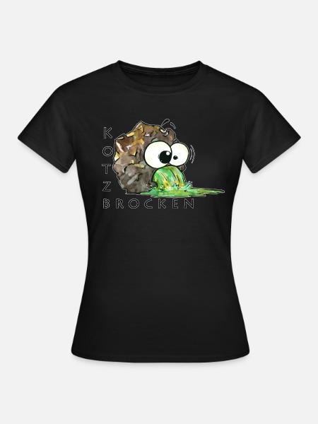 Kotzbrocken - Frauen T-Shirt - Schwarz