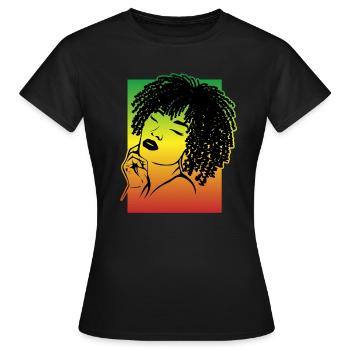 Déclaration forte carrément cool - T-shirt Femme - noir - Devant - AI Model Female 172 dark (172cm)