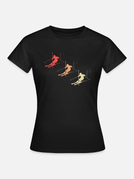 Slalom-Meisterschaft - Frauen T-Shirt - Schwarz