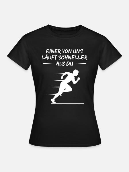 Schneller Sprinter Herausforderung - Frauen T-Shirt - Schwarz