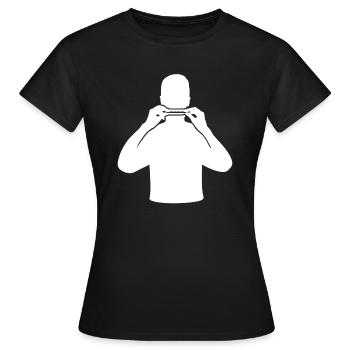 Harmonica Mélodie Virtuose - T-shirt Femme - noir - Devant - AI Model Female 172 dark (172cm)
