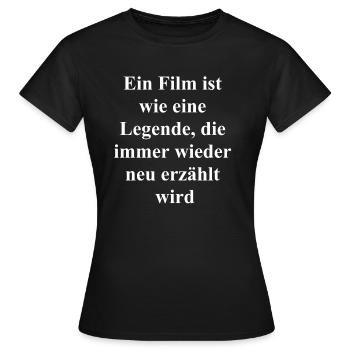 Cadeau de film culte - T-shirt Femme - noir - Devant - AI Model Female 172 dark (172cm)