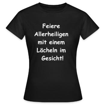 Heiliger Spaß Geschenk - Frauen T-Shirt - Schwarz - Vorne - AI Model Female 172 dark (172cm)