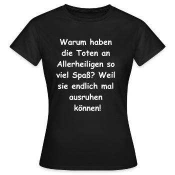 Geschenk für Geister - Frauen T-Shirt - Schwarz - Vorne - AI Model Female 172 dark (172cm)