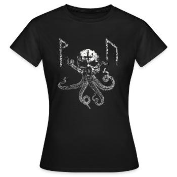 Équilibre et force - T-shirt Femme - noir - Devant - AI Model Female 172 dark (172cm)