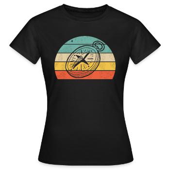 Outdoor - Women's T-Shirt - black - Front - AI Model Female 172 dark (172cm)