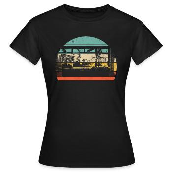 Lieu perdu - T-shirt Femme - noir - Devant - AI Model Female 172 dark (172cm)