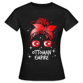Empire ottoman - T-shirt Femme - noir - Devant - AI Model Female 172 dark (172cm)