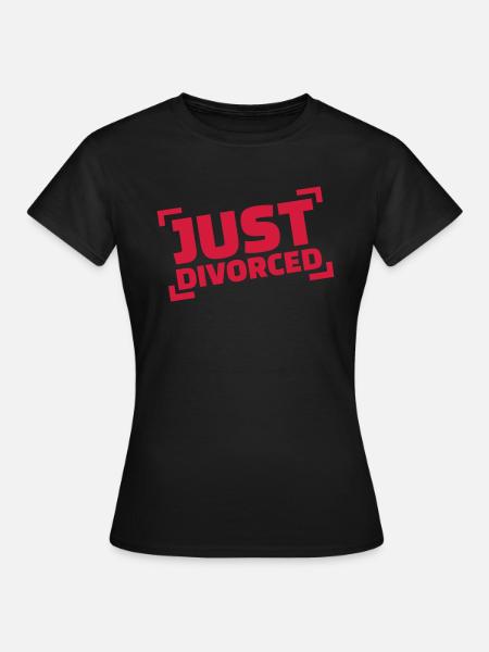 Scheidung - Frauen T-Shirt - Schwarz