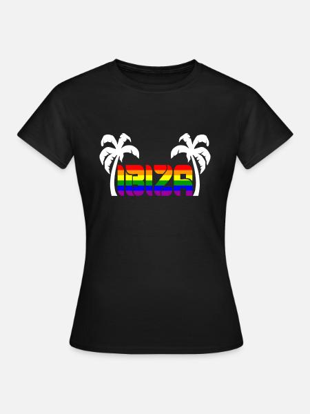 Ibiza - Frauen T-Shirt - Schwarz