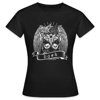 bash shell linux - Frauen T-Shirt - Schwarz - Vorne - AI Model Female 172 dark (172cm)