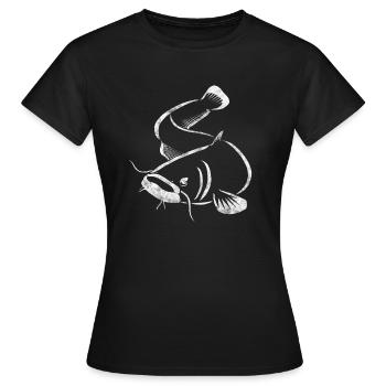 Wels - Frauen T-Shirt - Schwarz - Vorne - AI Model Female 172 dark (172cm)