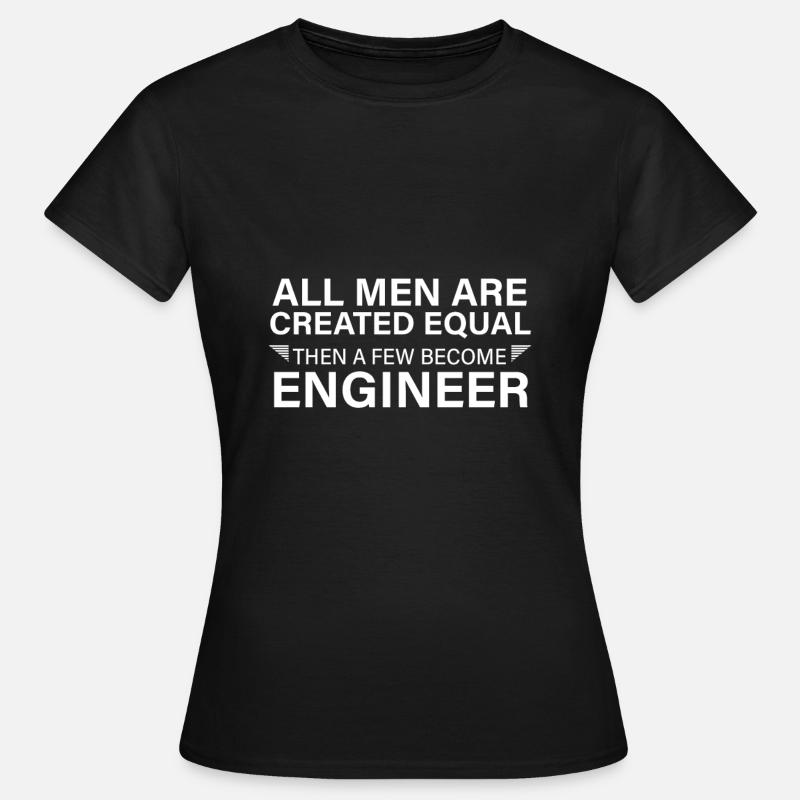 Engineer technology gift - Women's T-Shirt - black