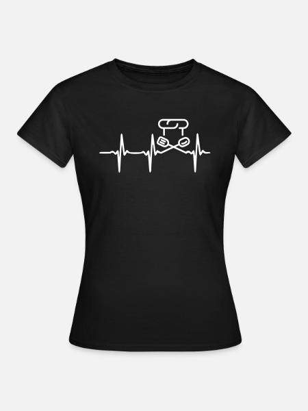 Battement de coeur - T-shirt Femme - noir