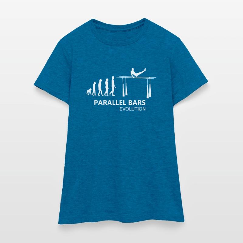 Parallel Bars Parallel Bars Evolution Gymnastics Women's T-Shirt