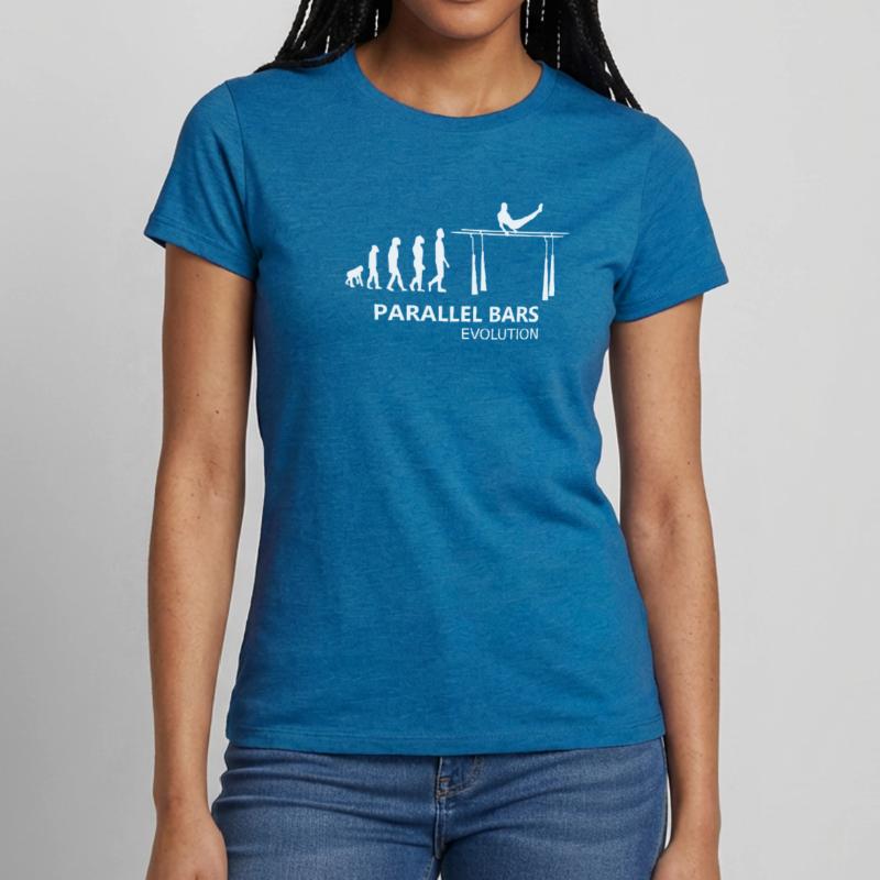 Parallel Bars Parallel Bars Evolution Gymnastics Women's T-Shirt
