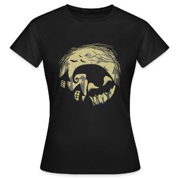 Halloween spirit - Women's T-Shirt - black - Front - AI Model Female 172 dark (172cm)