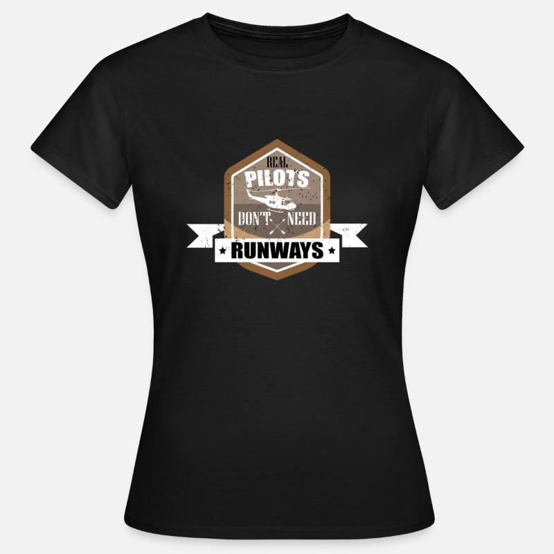 Real pilots - Women's T-Shirt - black