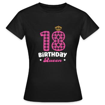 18 Geburtstag Mädchen Geschenk - Frauen T-Shirt - Schwarz - Vorne - AI Model Female 172 dark (172cm)