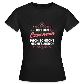 Kita Tagesmutter Kindergarten Erzieherin Geschenk - Frauen T-Shirt - Schwarz - Vorne - AI Model Female 172 dark (172cm)