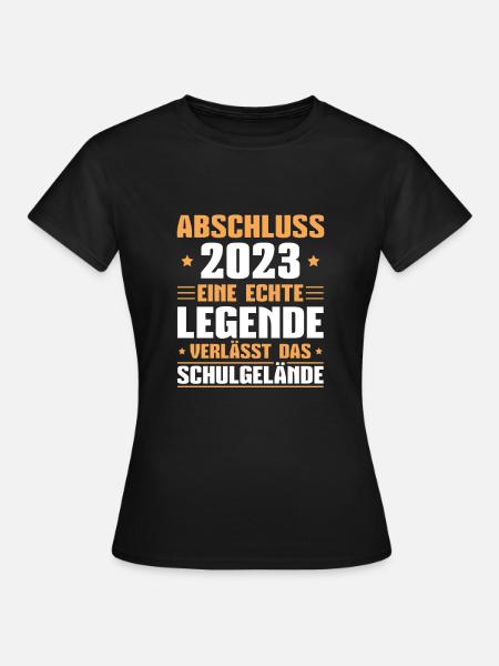 Abschluss 2023 Mittlere Reife Realschulabschluss - Frauen T-Shirt - Schwarz