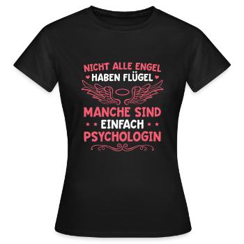 Psychologie Studium Therapeutin Psychologin - Frauen T-Shirt - Schwarz - Vorne - AI Model Female 172 dark (172cm)