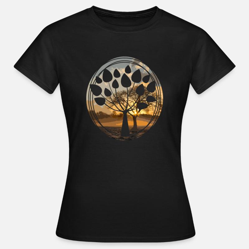 tree - Women's T-Shirt - black
