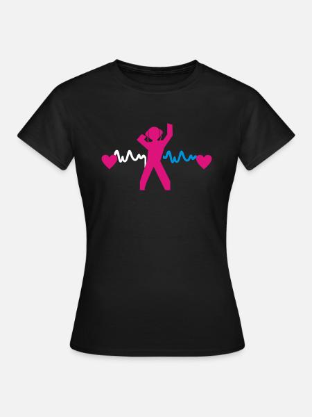 Dj Deejay Clubbing Party Hard Dance - Women's T-Shirt - black