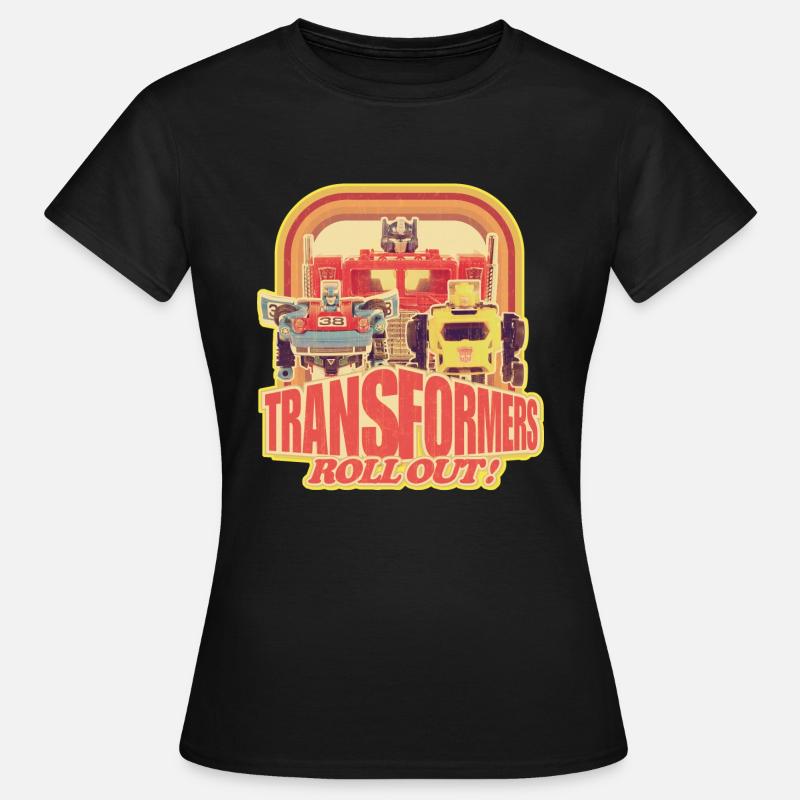 Transformers Autobots Roll Out! Retro-Design - Women's T-Shirt - black