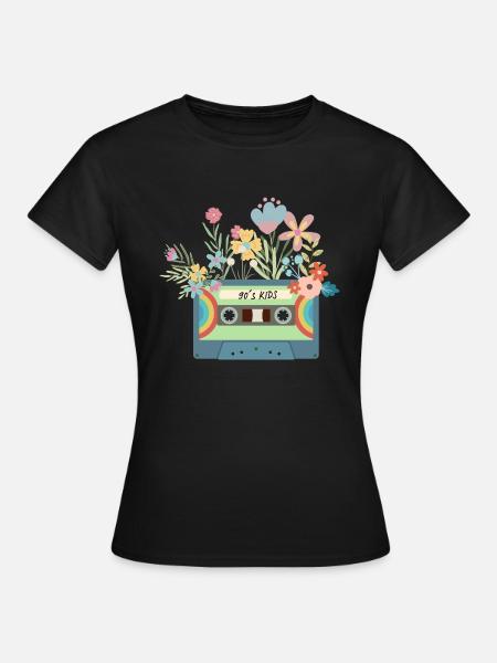 Kinder der Neunziger - Frauen T-Shirt - Schwarz