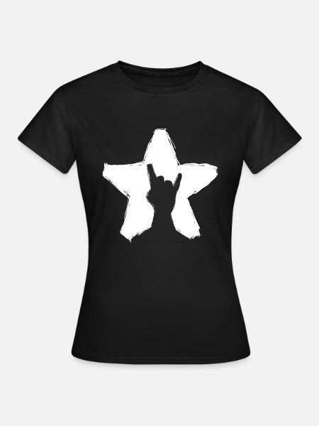 Heavy Metal Sign Black Metal Shirt Rock Muziek Fan - Vrouwen T-shirt - zwart